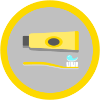 toothpaste toothbrush