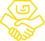 handshake with straightset logo