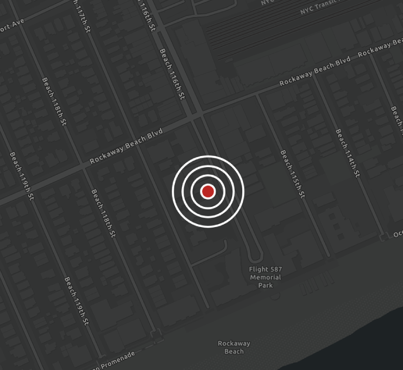 Restaurant location map
