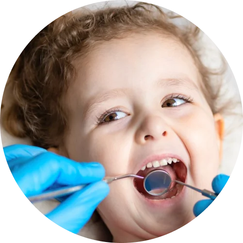 child receiving treatment