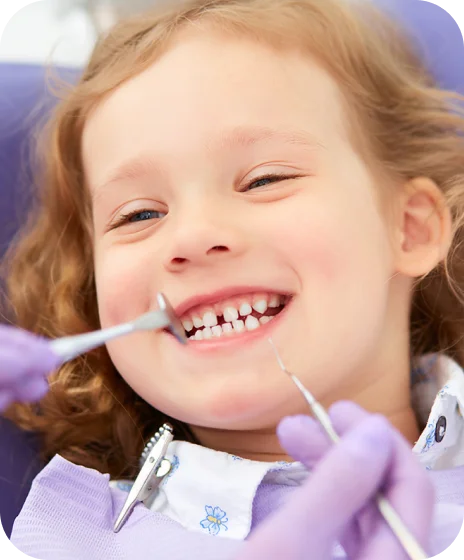 child receiving treatment