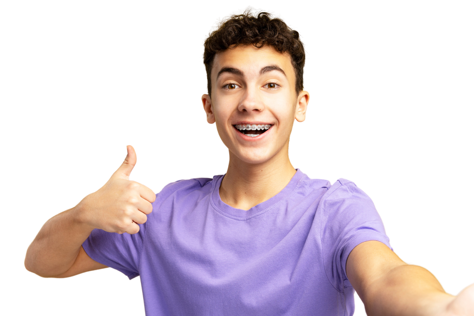thumbs up kid