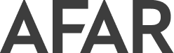 Afar magazine logo featuring Rockhouse Hotel's authentic Caribbean travel experiences in Jamaica