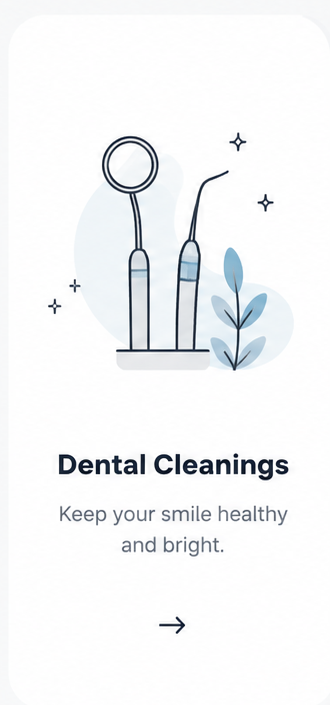 Dental cleaning logo