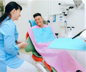 smiling patient