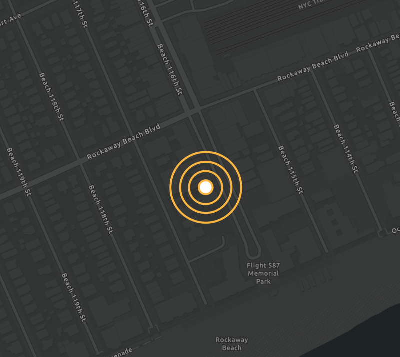 Restaurant location map