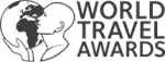 World Travel Awards logo recognizing Rockhouse Hotel's excellence in Caribbean hospitality