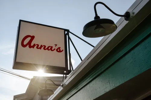 Anna’s sign on Doyle Ave, Providence