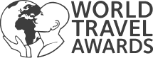 World Travel Awards logo recognizing Rockhouse Hotel's excellence in Caribbean hospitality
